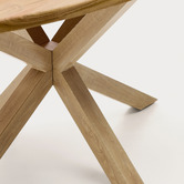Linea Furniture Argo Oval Acacia Wood Dining Table
