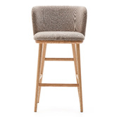 Linea Furniture 65cm Collins Chenille Bar Stools
