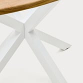 Linea Furniture 200cm Argo Oval Acacia Wood Dining Table