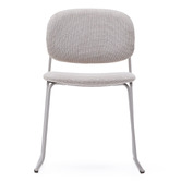 Linea Furniture Haven Chenille Armless Dining Chairs