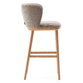 Linea Furniture 65cm Collins Chenille Bar Stools