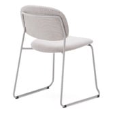Linea Furniture Haven Chenille Armless Dining Chairs