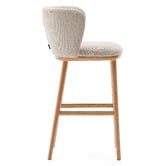 Linea Furniture 65cm Collins Chenille Bar Stools
