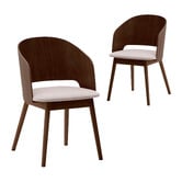 Linea Furniture Shelton Rubberwood Dining Chairs