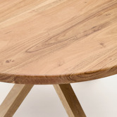 Linea Furniture Argo Round Acacia Wood Dining Table