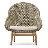 Linea Furniture Tusca High-Back Rattan Outdoor Lounge Chair