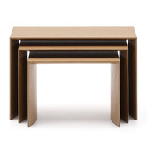 Linea Furniture 3 Piece Leander Nesting Side Table Set