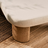 Linea Furniture Palmera Square Cement Outdoor Coffee Table