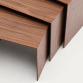 Linea Furniture 3 Piece Leander Nesting Side Table Set