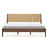 Linea Furniture Culver Rubberwood Platform Bed