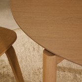 Linea Furniture Venice Round Rubberwood Dining Table
