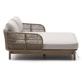 Linea Furniture Evans Acacia Wood Outdoor Daybed