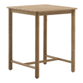 Linea Furniture Soren Square Acacia Wood Outdoor Bar Table