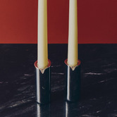 Linea Furniture Holler Stainless Steel Candle Holders