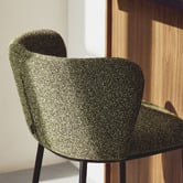Linea Furniture 65cm Zoe Chenille Bar Stool