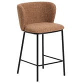 Linea Furniture 65cm Zoe Chenille Bar Stool