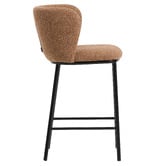Linea Furniture 65cm Zoe Chenille Bar Stool