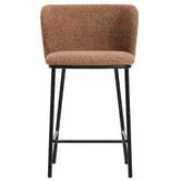 Linea Furniture 65cm Zoe Chenille Bar Stool