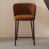 Linea Furniture 65cm Zoe Chenille Bar Stool