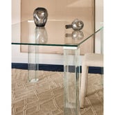 Linea Furniture Amelia Glass Dining Table