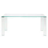 Linea Furniture Amelia Glass Dining Table