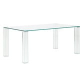 Linea Furniture Amelia Glass Dining Table
