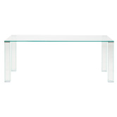 Linea Furniture Amelia Glass Dining Table