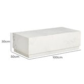 Linea Furniture Luka Marble Coffee Table