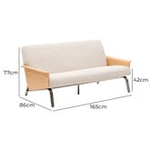 Linea Furniture Olivia 2 Seater Sofa