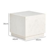 Linea Furniture Luka Marble Side Table