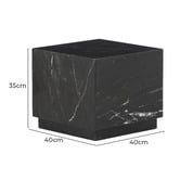 Linea Furniture Luka Marble Side Table