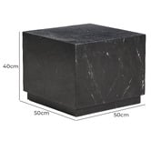 Linea Furniture Luka Marble Side Table