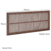 Linea Furniture Camila Ash Wood Queen Bedhead