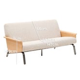 Linea Furniture Olivia 2 Seater Chenille Sofa