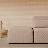 Linea Furniture Addison Corner Armchair &amp; Ottoman Set