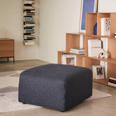 Linea Furniture 65cm Grey Addison Ottoman