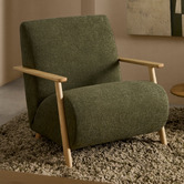 Linea Furniture Paquin Pine Wood Armchair