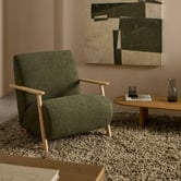 Linea Furniture Paquin Pine Wood Armchair