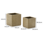 Linea Furniture 2 Piece Orlean Planter Set