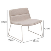 Linea Furniture Morris Chenille Accent Chair
