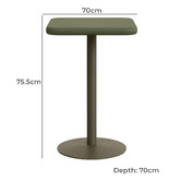 Linea Furniture Claire Square Bistro Table
