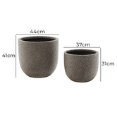 Linea Furniture 2 Piece Ludlow Planter Set