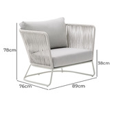 Linea Furniture Hanes Outdoor Lounge Chair
