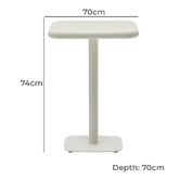 Linea Furniture Brea Square Cement Bistro Table