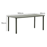 Linea Furniture Braden Outdoor Dining Table
