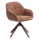 Linea Furniture Meriden Chenille Swivel Armchair