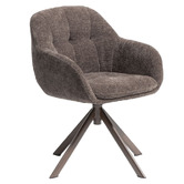 Linea Furniture Meriden Chenille Swivel Armchair
