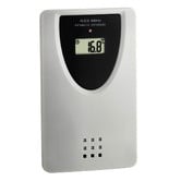 ATW Australia Black Parcae Radio Controlled Clock with Temperature