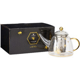 Ashdene Honey Bee 1.3L Glass Teapot