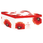 Ashdene 5 Piece Red Poppies 900ml Teapot &amp; Teacup Set